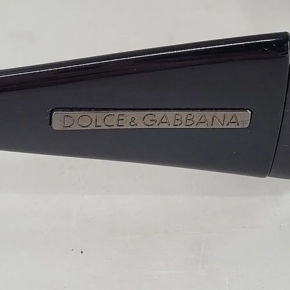 Dolce & Gabbana DG832 Black Wrap‎ Around Frame Men's Sunglasses